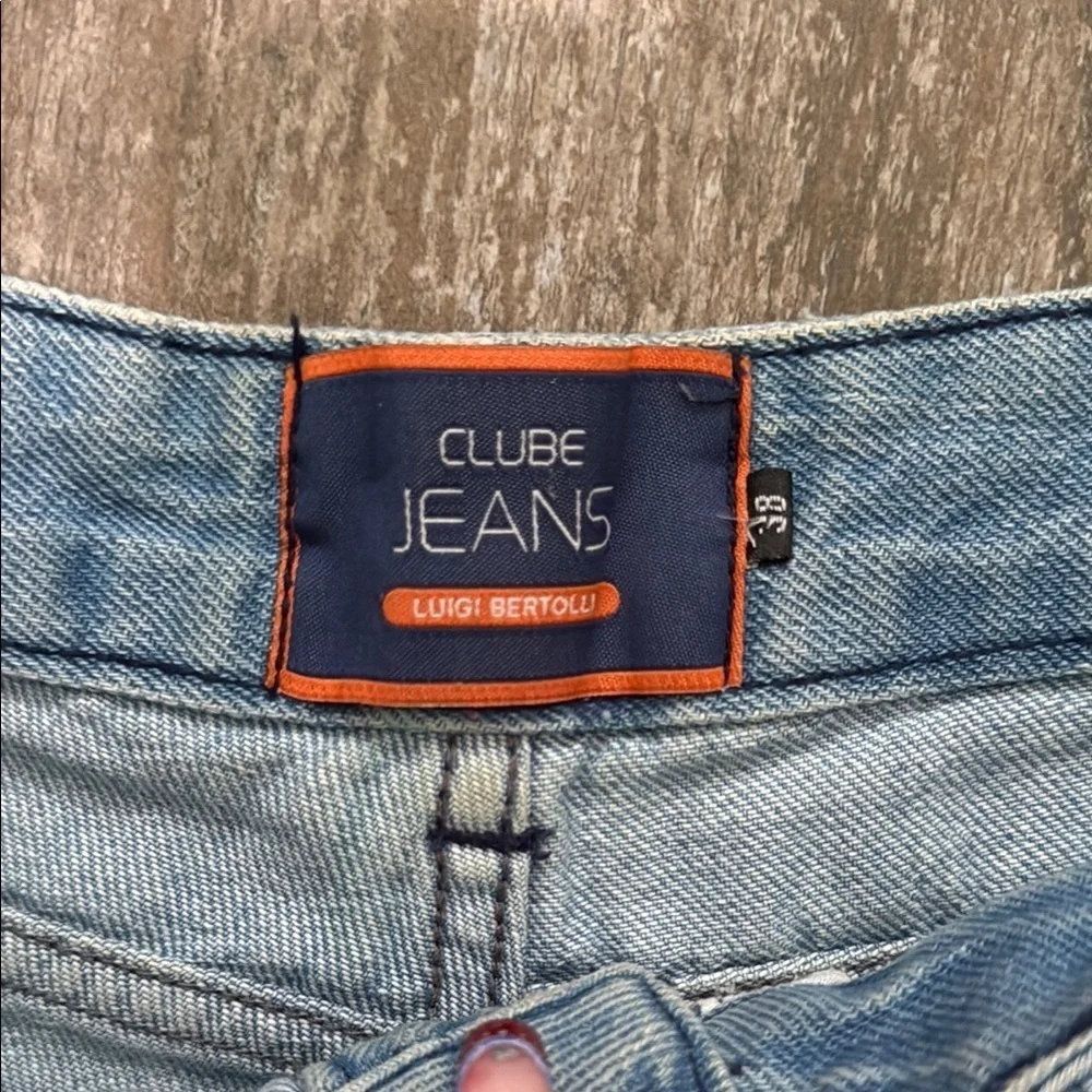 Clube Jeans by Luigi Bertolli Denim Distressed Jean Shorts